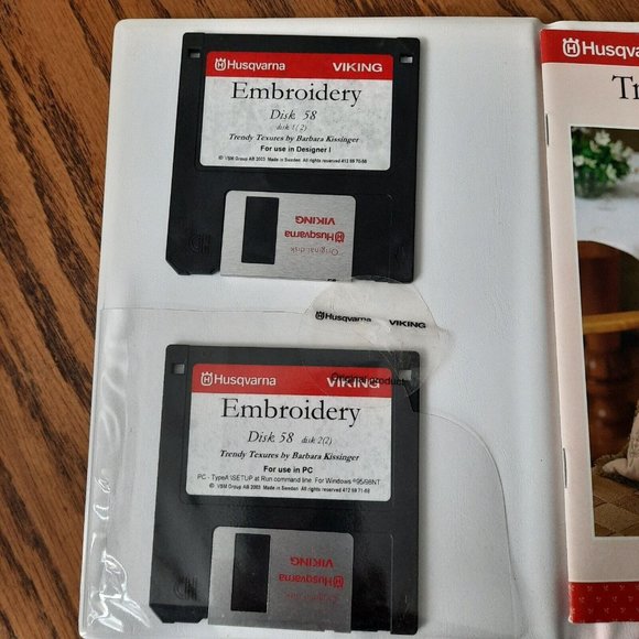 Husqvarna Viking Embroidery  Trendy Textures #58 For Designer 1 And PC - Picture 3 of 5